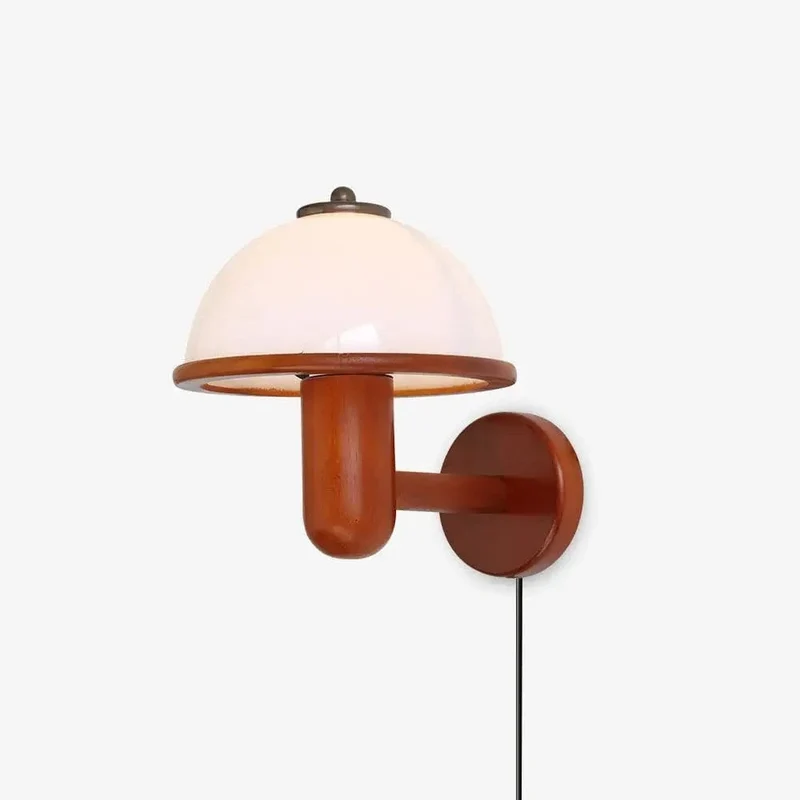 Lampe Murale de Chevet en Bois