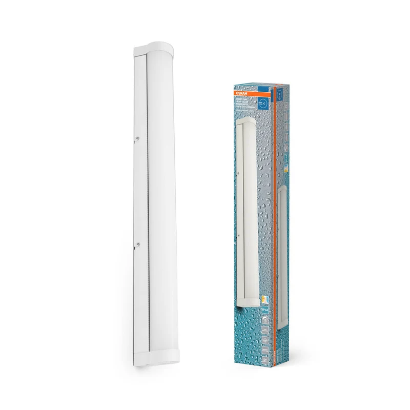 OSRAM ORBIS Tube miroir de salle de bain applique murale verre givré 12W 60cm blanc