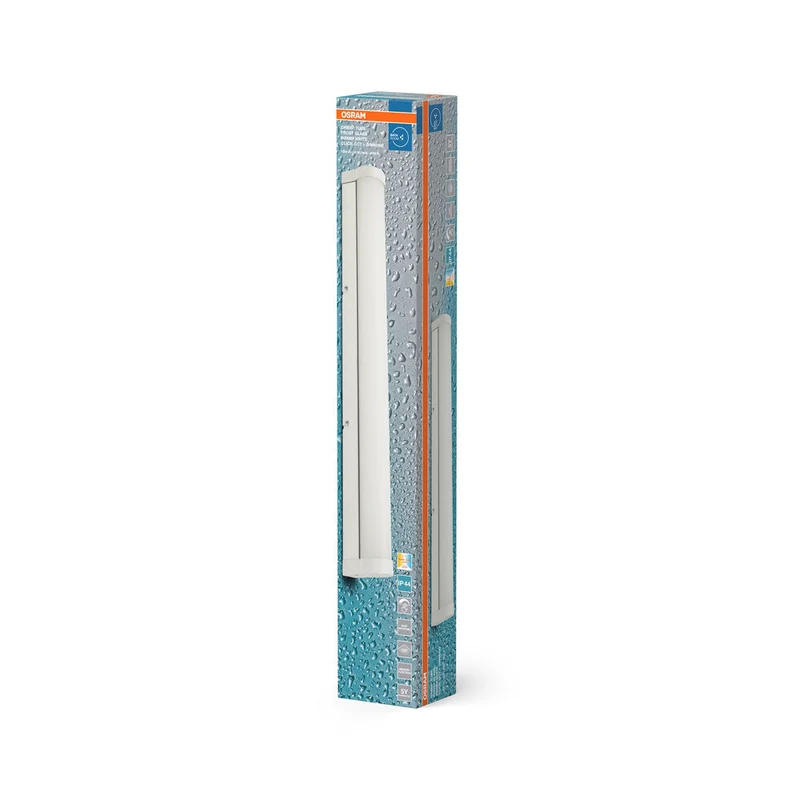 OSRAM ORBIS Tube miroir de salle de bain applique murale verre givré 12W 60cm blanc