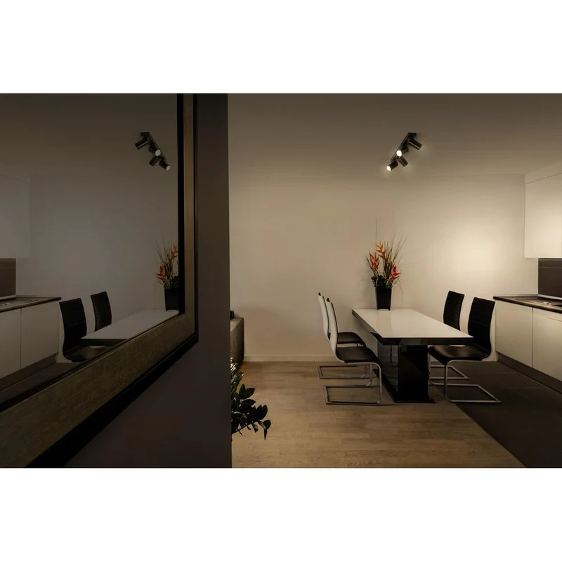 OSRAM LED SPOT OCTAGON Plafonnier 4 x 3,4W, GU10, 920lm, noir