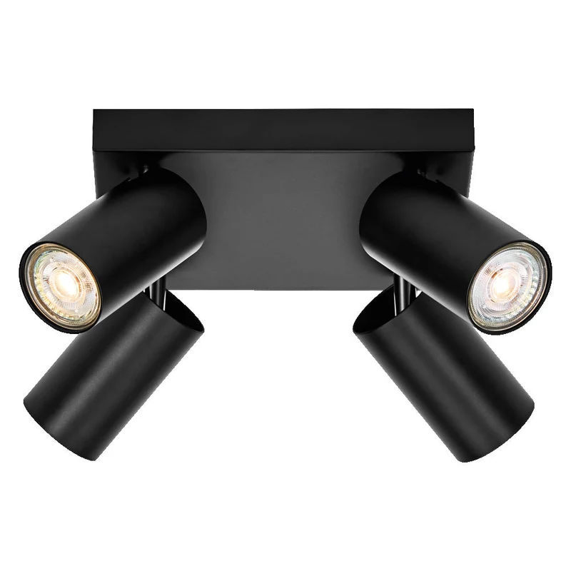 OSRAM LED SPOT OCTAGON PL Plafonnier 4 x 3,4W, GU10, 920lm, noir