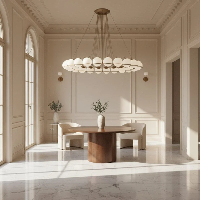 Grande suspension globes pour restaurant