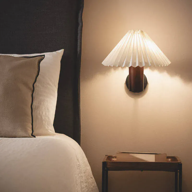 Lampe Applique Murale Bois