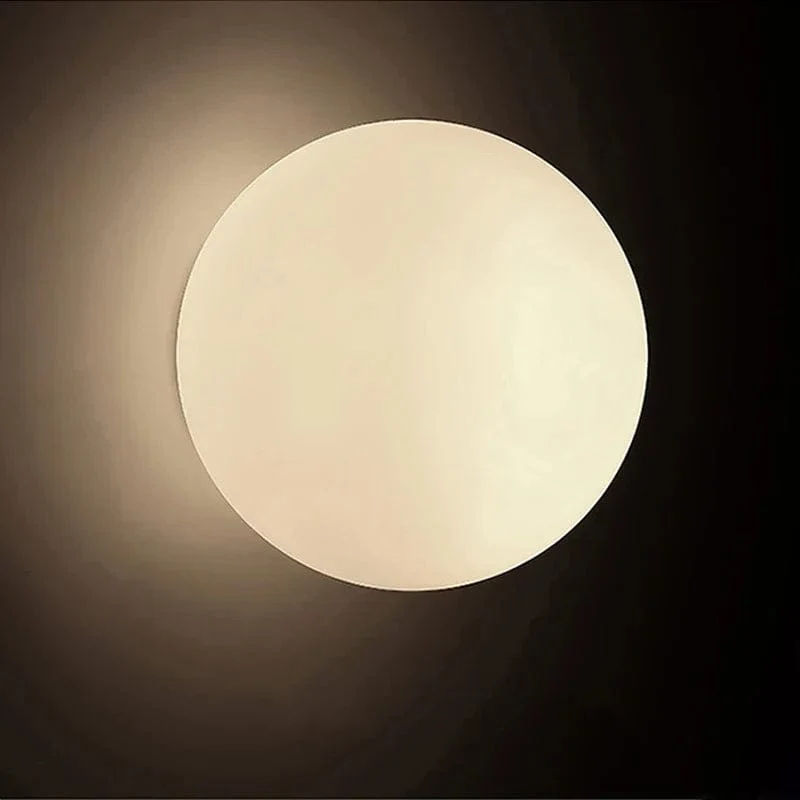 Applique globe blanc
