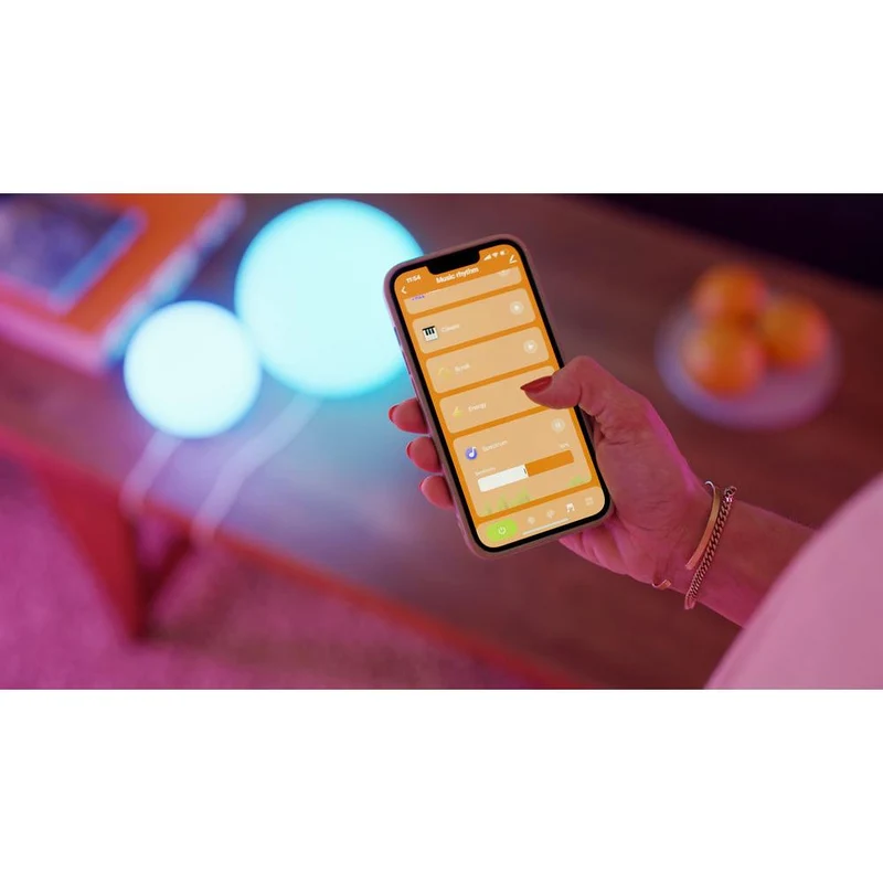 OSRAM SMART+ Wifi BALL Lampe d'ambiance de table MAGIC RGB RGBW USB, 200 lm, 2200 … 6500 K, Blanc réglable|RGB