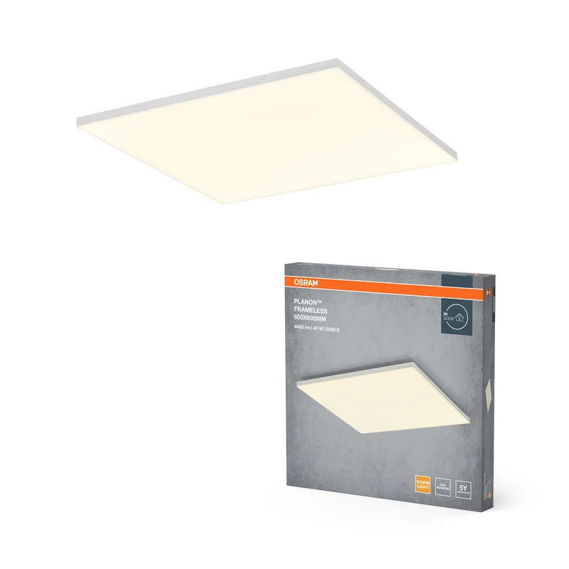 OSRAM Planon Plafonnier sans cadre, blanc chaud, 40W, 600x600mm