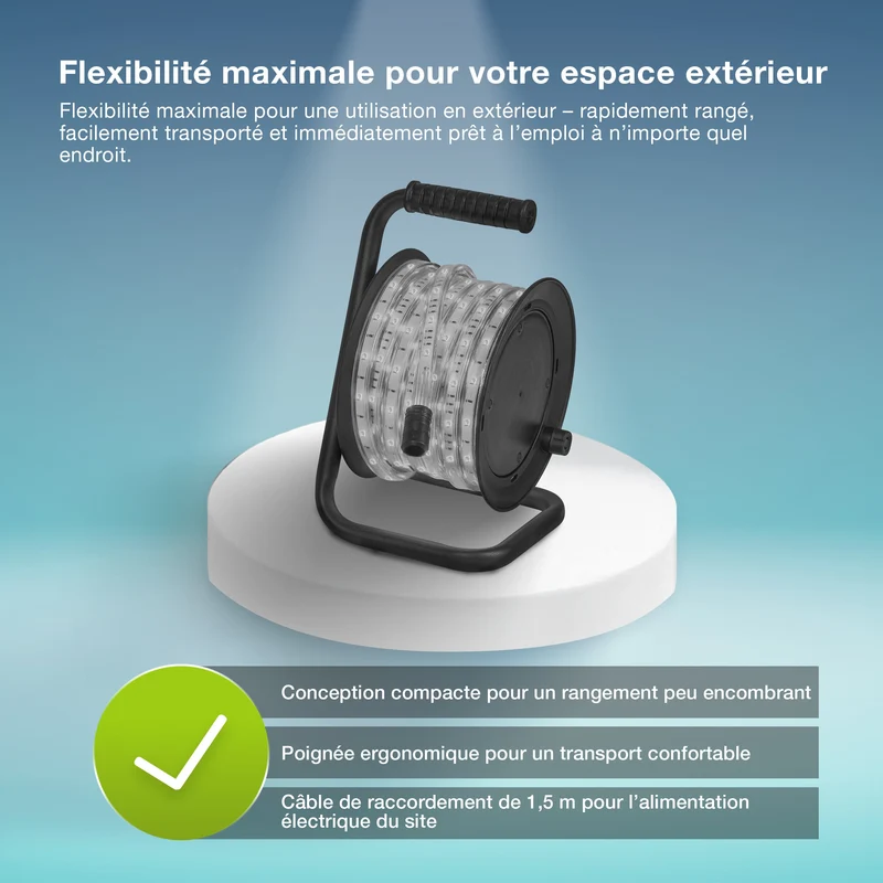 OSRAM BANDE LED FLEXIBLE EXTÉRIEURE RGB 15M Télécommande