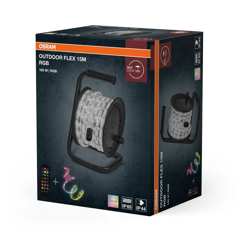 OSRAM BANDE LED FLEXIBLE EXTÉRIEURE RGB 15M Télécommande