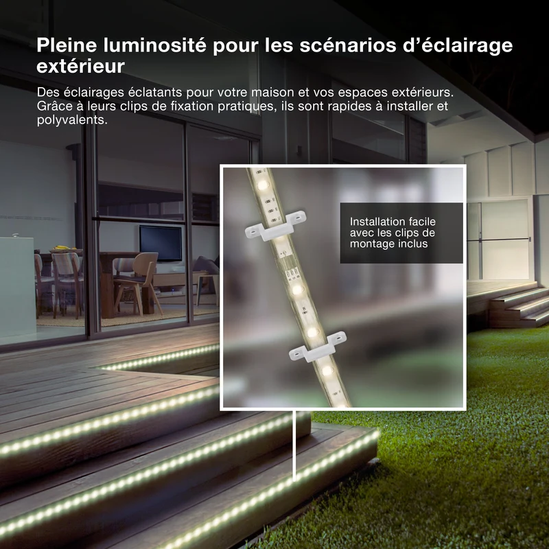 OSRAM BANDE LED FLEXIBLE EXTÉRIEURE IP65 Blanc froid 4000K 15M IP65