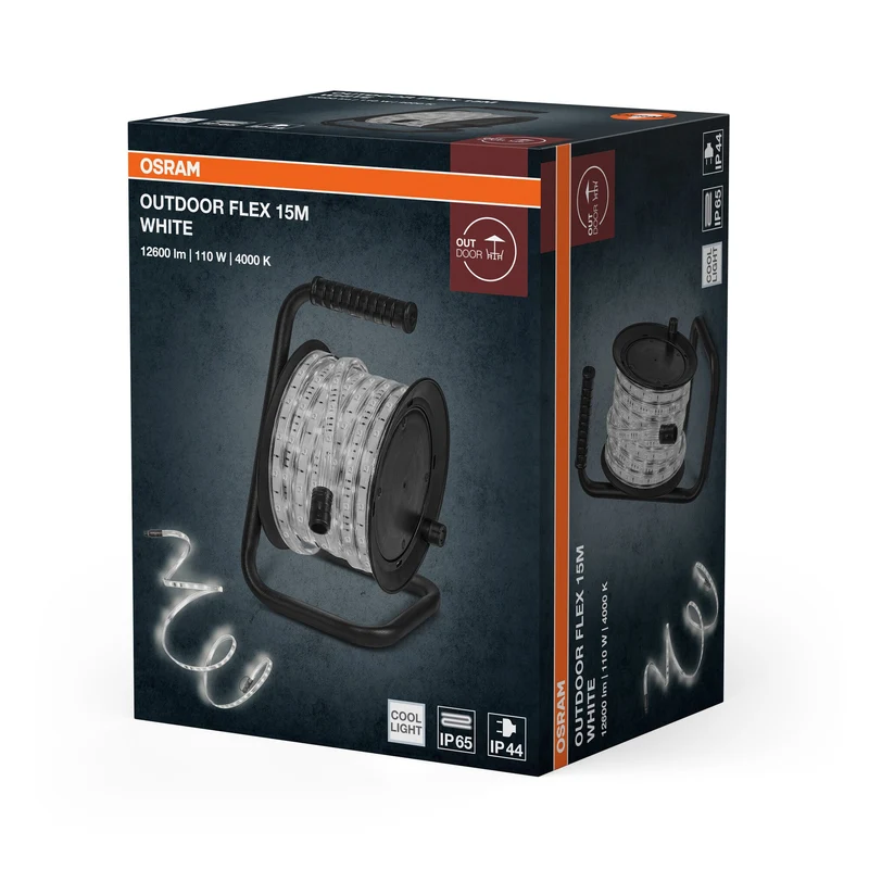 OSRAM BANDE LED FLEXIBLE EXTÉRIEURE IP65 Blanc froid 4000K 15M IP65