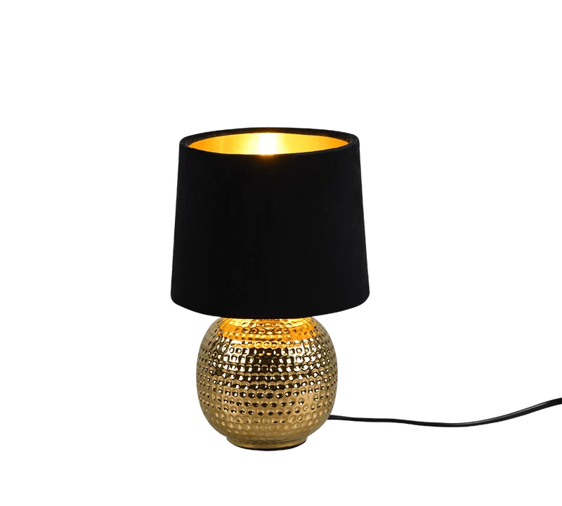 Lampe Noire Et Or