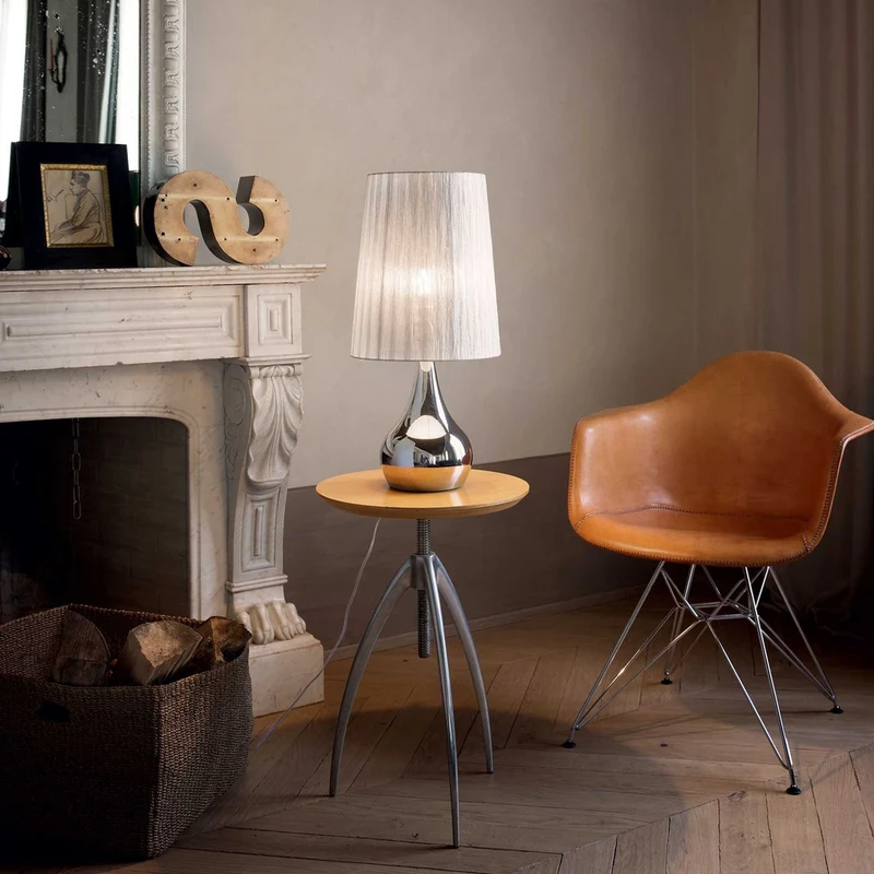 Lampe De Salon Argenté