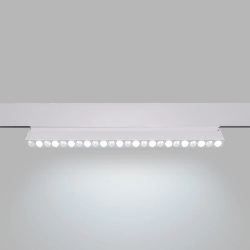 Spot linéaire orientable sur rail magnétique CCT - 20W - UGR18 - Mi Light - Blanc