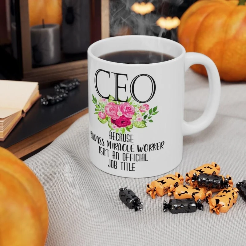 Ceo parce que Badass Miracle Worker n'est pas un titre de poste officiel Mugs