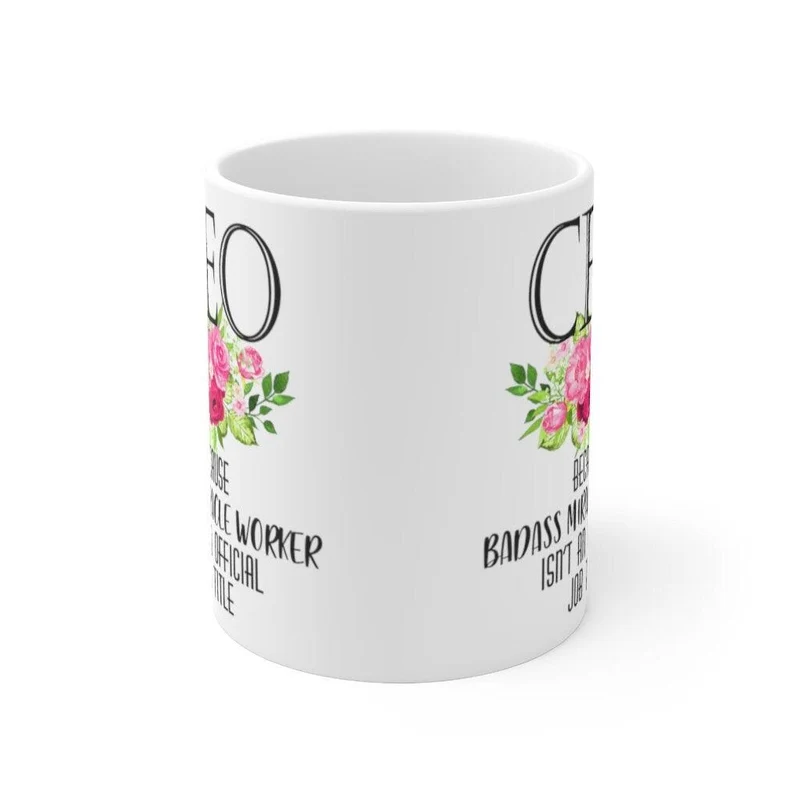 Ceo parce que Badass Miracle Worker n'est pas un titre de poste officiel Mugs