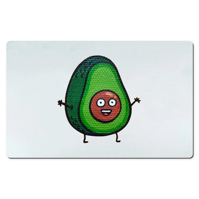 Tapis de bureau avec Avacodo vert, tapis de bureau personnalisé, tailles multiples, tapis de souris pour bureau, tapis de bureau imperméable antidérapant, tapis de souris