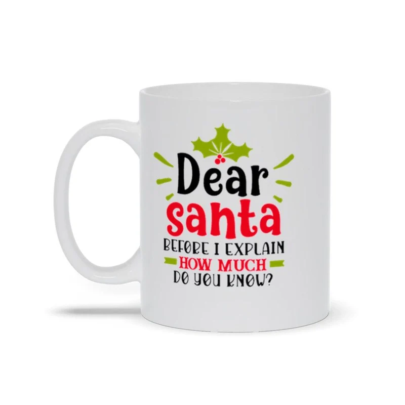 Cher Père Noël, avant d'expliquer, combien connaissez-vous les tasses