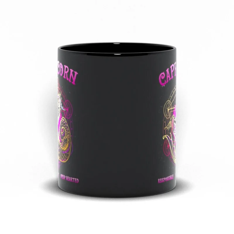 Capricorne | Tasses noires responsables, attentionnées et à cœur ouvert