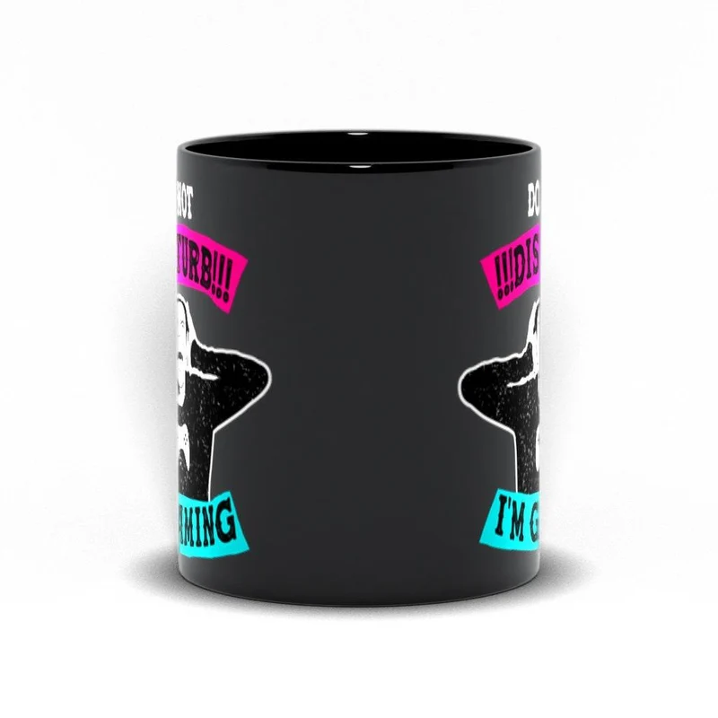 Ne pas déranger je joue tasses noires, drôle de jeux vidéo garçons adolescents tasse, ne pas déranger je joue tasse en céramique, cadeau drôle de tasse de joueur,