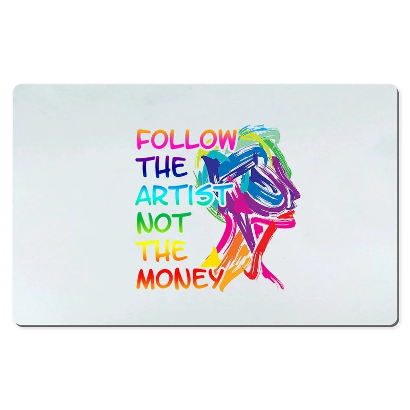Suivez les tapis de bureau de l'artiste