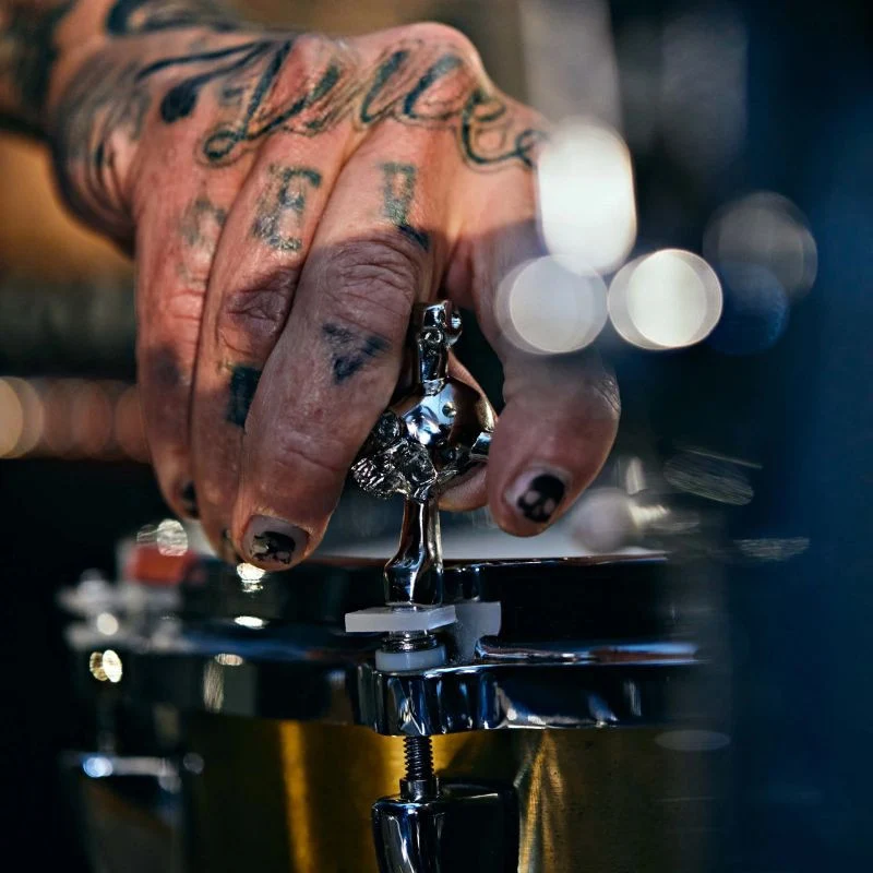 Buster + Punch x Travis Barker Skull Drum Key