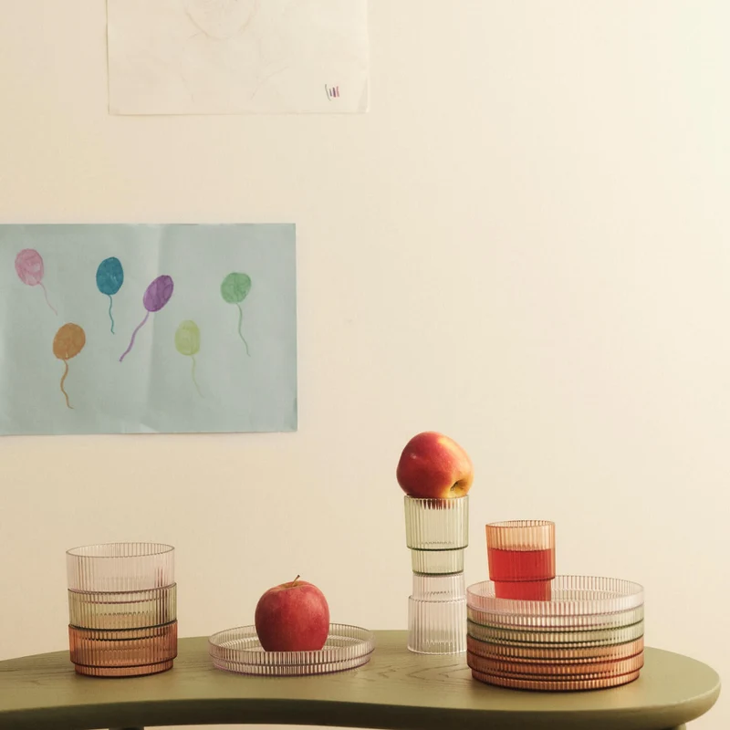 Ferm Living Ripple Kids Cups - Set of 2