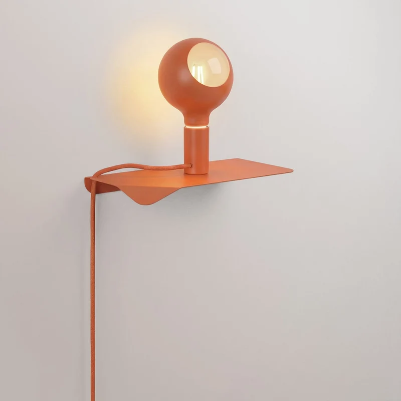 Combo Camo - Lampe avec étagère - Orange