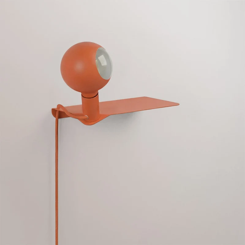 Combo Camo - Lampe avec étagère - Orange