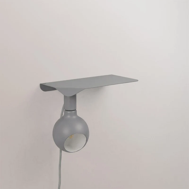 Combo Camo - Lampe avec étagère - Gris