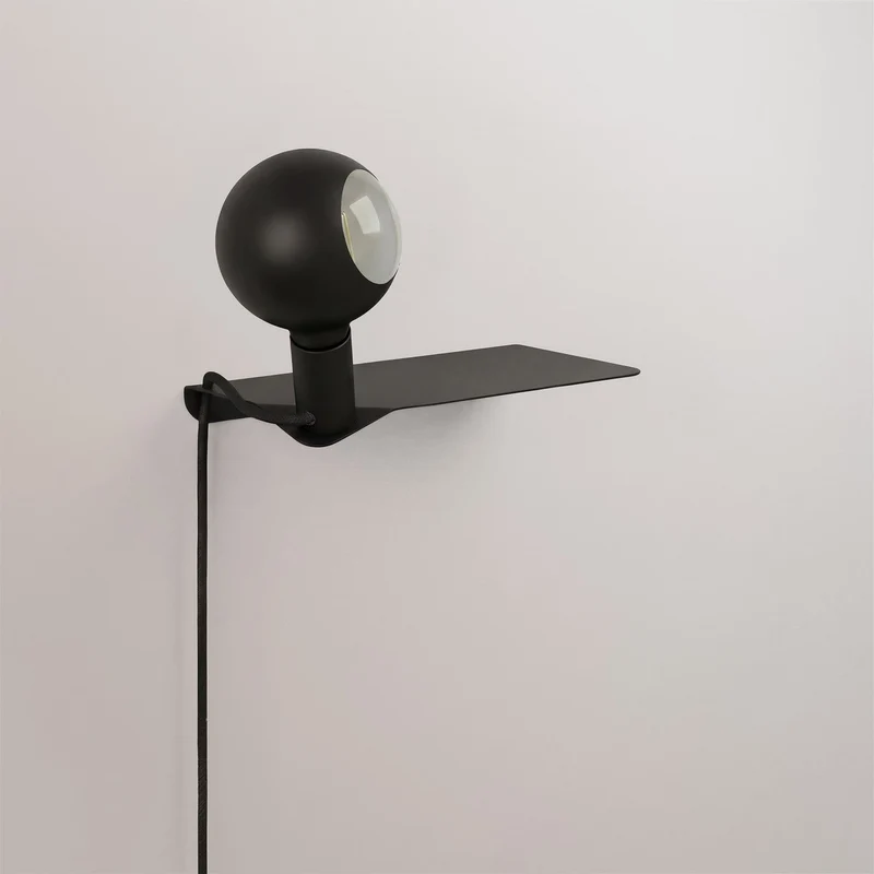 Combo Camo - Lampe avec étagère - Noir