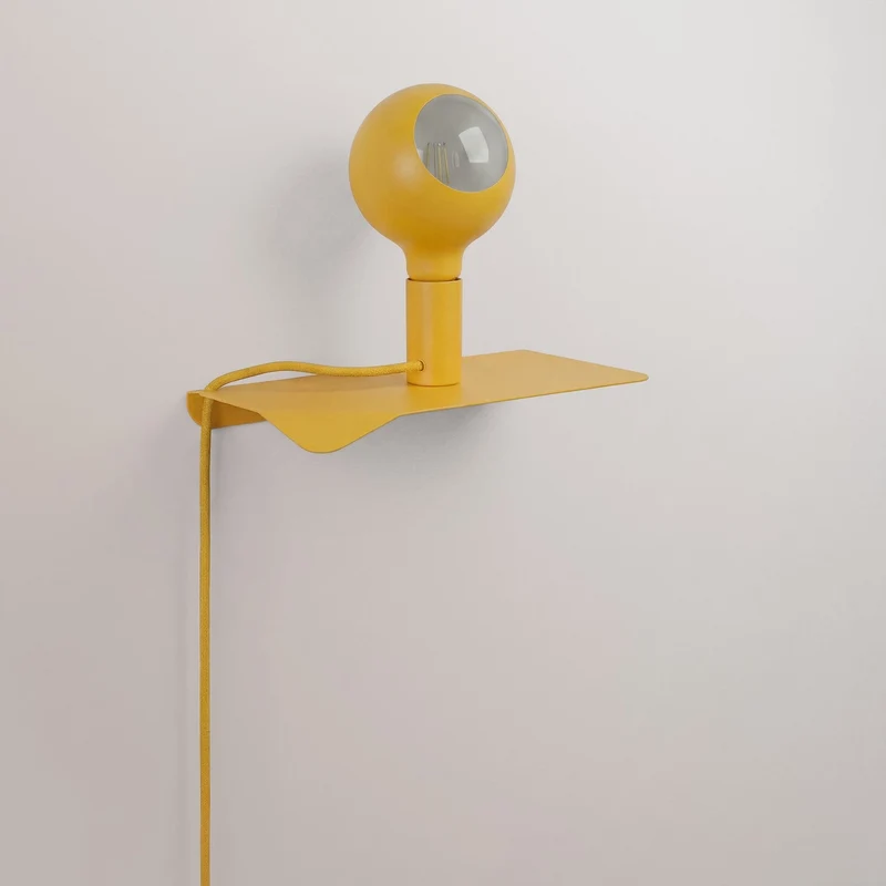 Combo Camo - Lampe avec étagère - Jaune