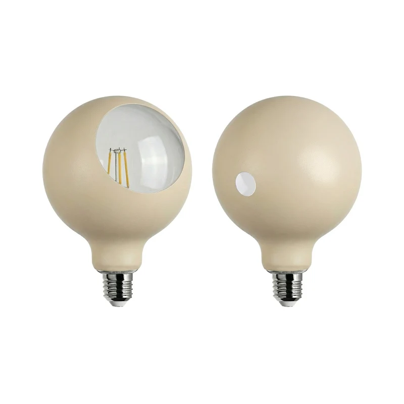Ampoule LED Camo G125 4,8W 806Lm E27 2700K Dimable - Crème