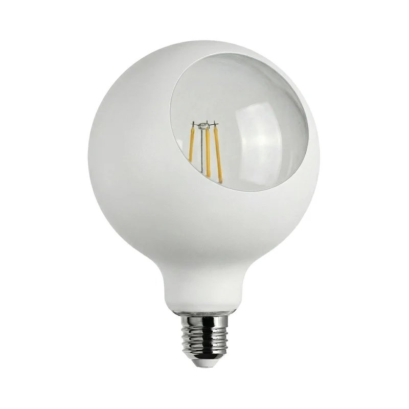 Ampoule LED Camo G125 4,8W 806Lm E27 2700K Dimable - Blanc