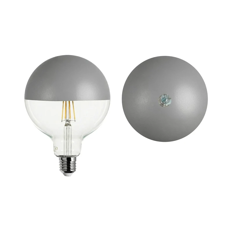 Ampoule LED Maria G125 4,8W 806Lm E27 2700K Dimmerable - Gris
