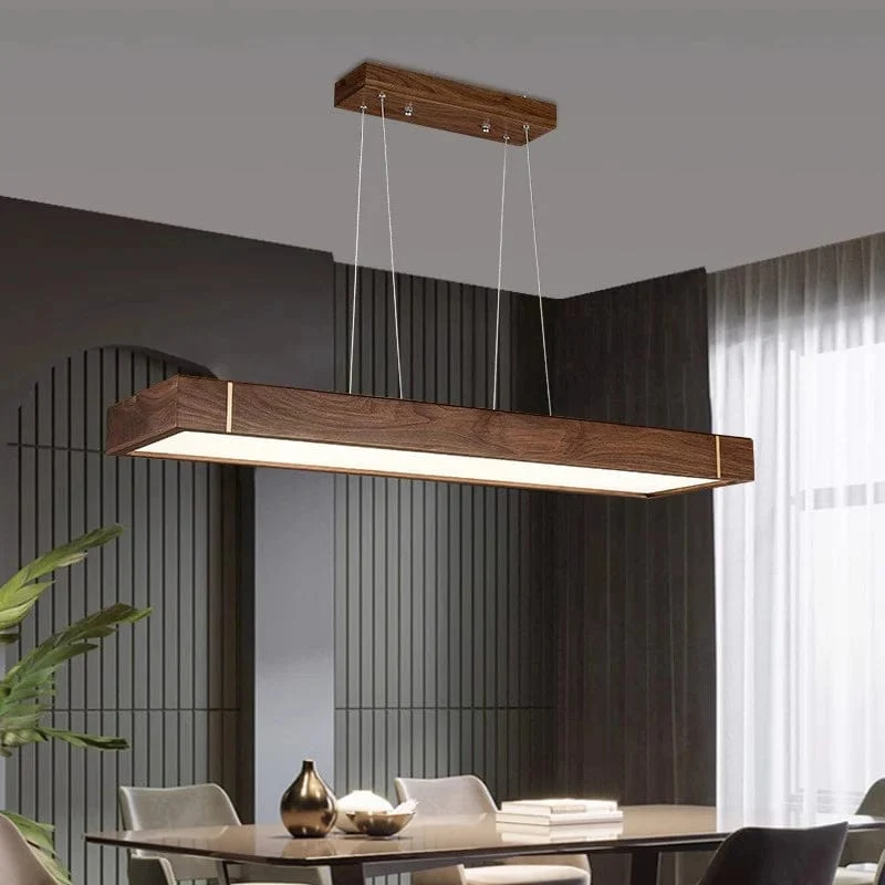 Suspension bois pour table a manger