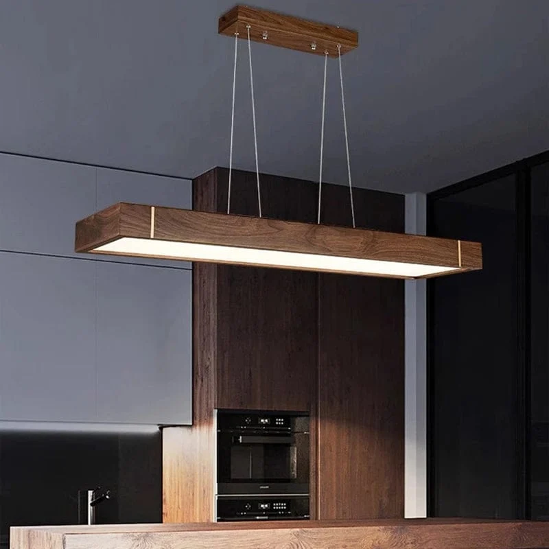 Suspension bois pour table a manger