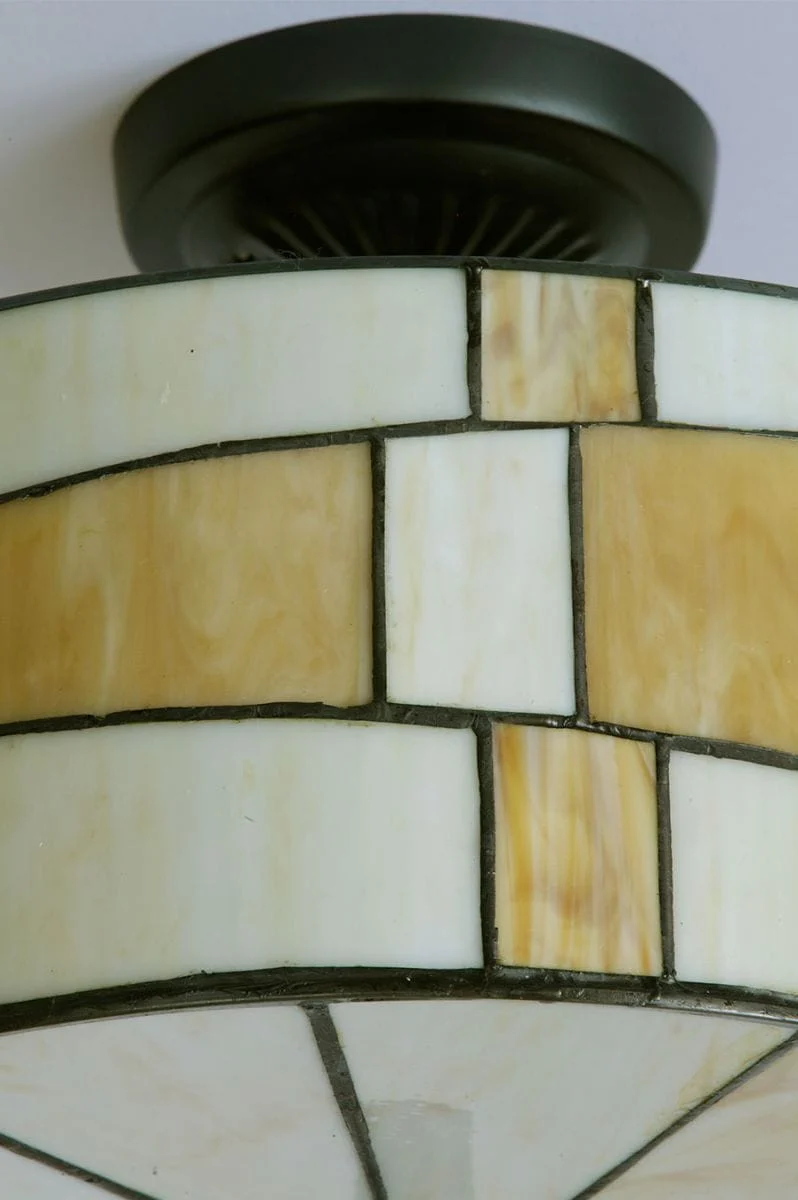 Plafonnier retro cuisine en verre
