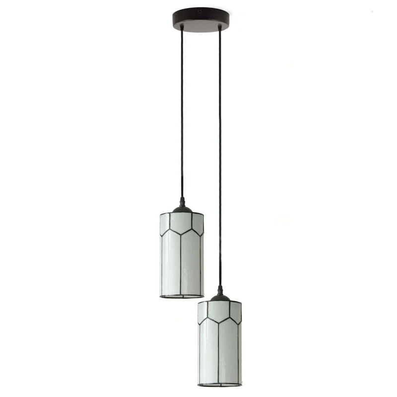 Suspensions lampes retro verre