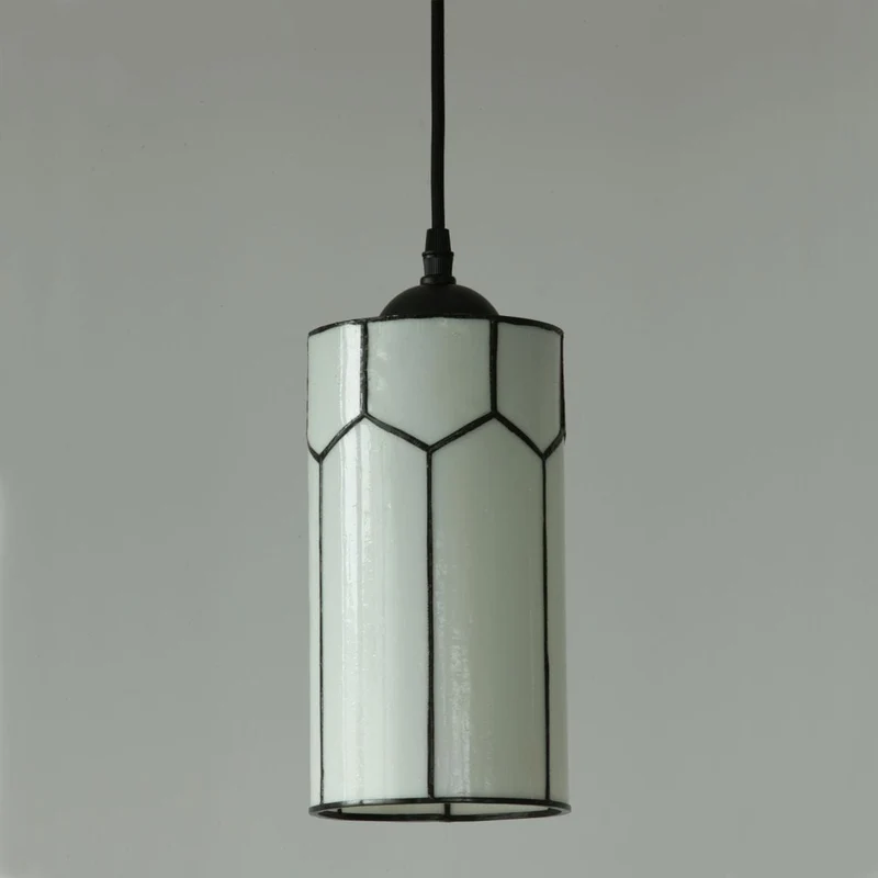 Petite suspension lampe retro verre