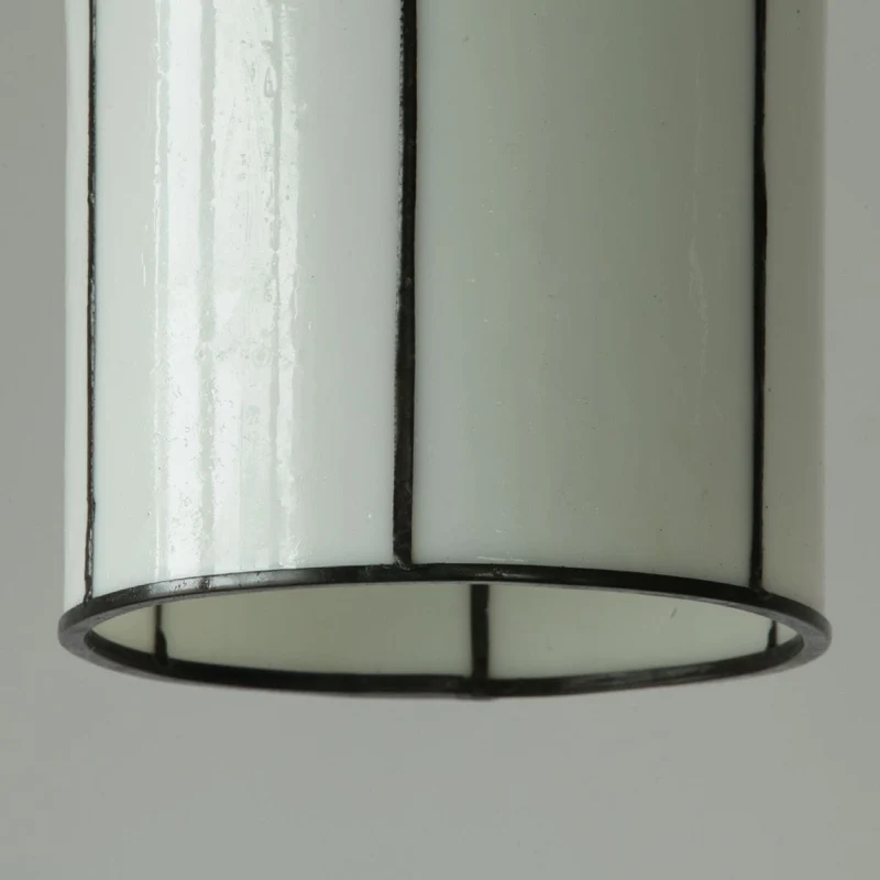 Petite suspension lampe retro verre