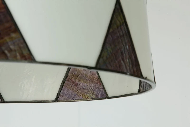 Petit plafonnier retro verre