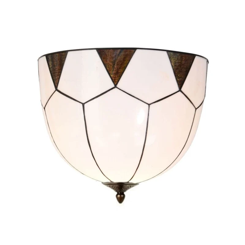 Petit plafonnier retro verre