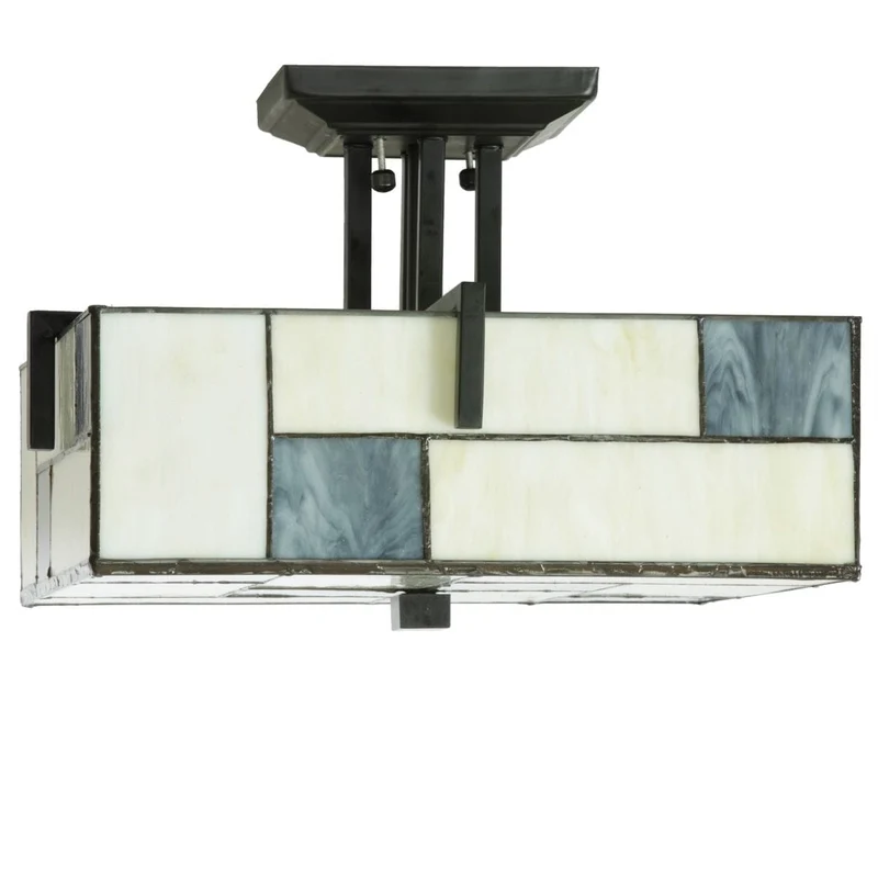 Plafonnier retro verre