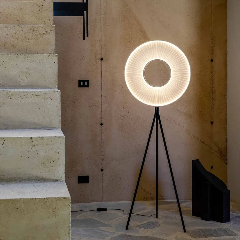 Lampadaire retro design salon