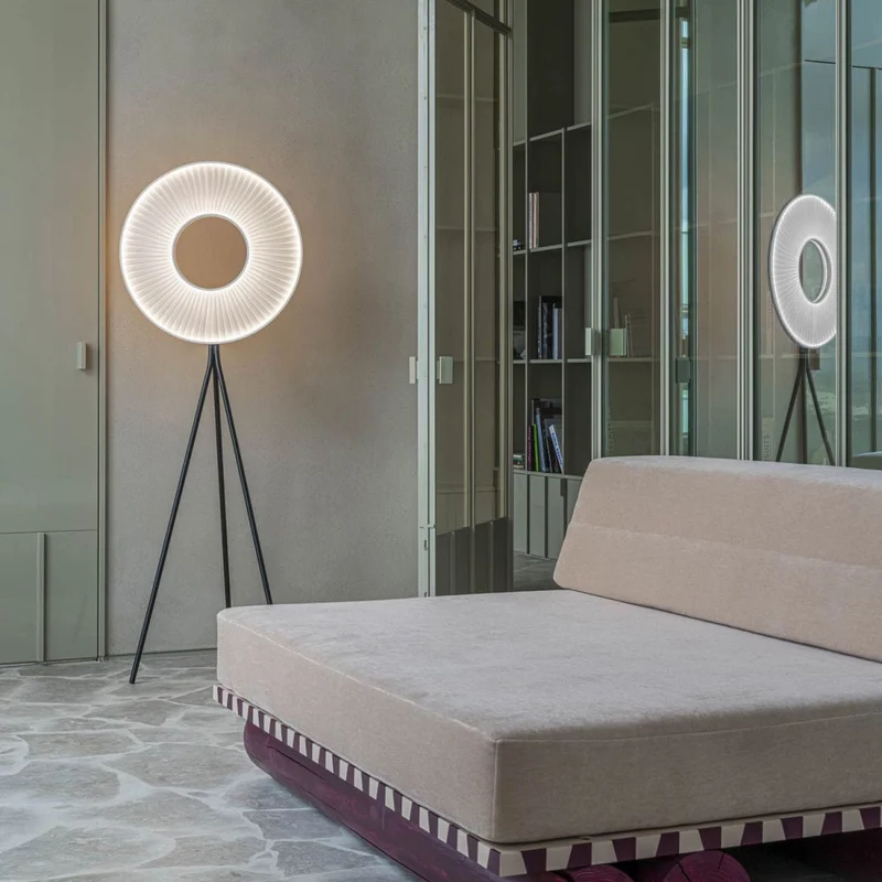 Lampadaire retro design salon