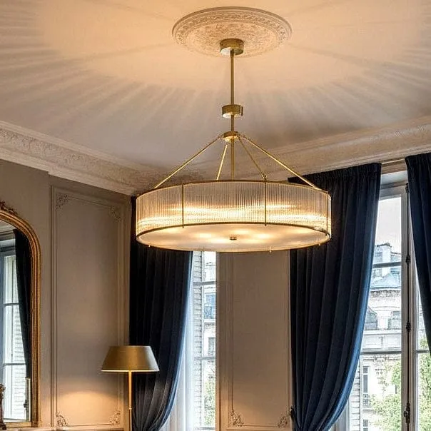 Lustre plafonnier rond