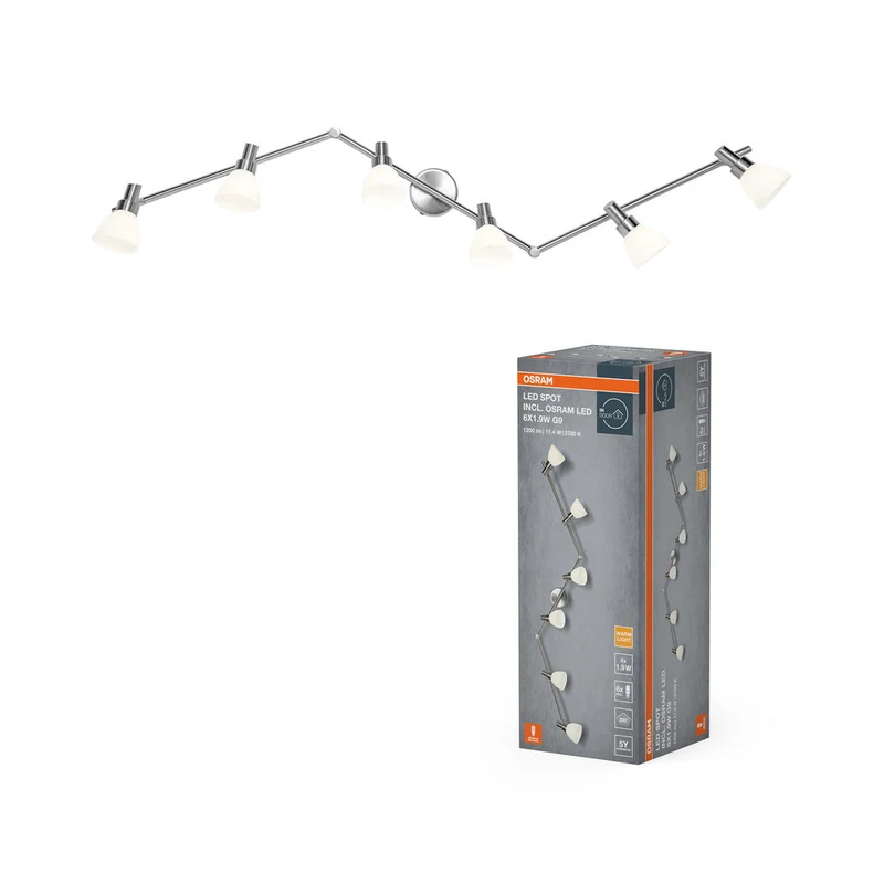 OSRAM LED SPOT G9 G9 6 x 1.9W, 1200 lm, 2700 K, Blanc chaud