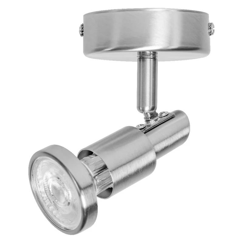 OSRAM LED SPOT ARGENT BROSSÉ GU10 2.6W, 230 lm, 2700 K, Blanc chaud