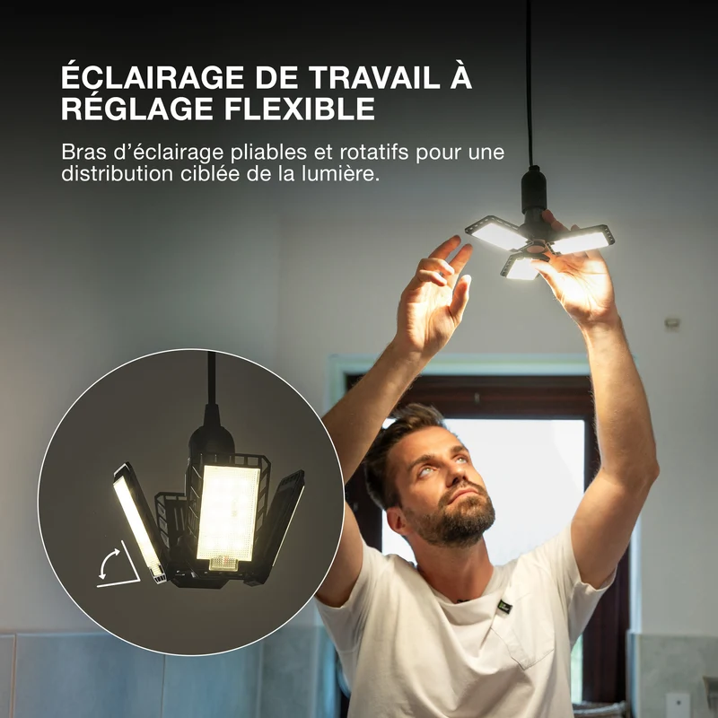 OSRAM Highbay Blade lampe de plafond avec ailes, 23W, E27