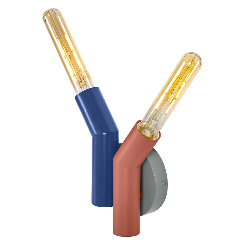OSRAM DECOR Applique paille, 2 flammes, E27, multicolore